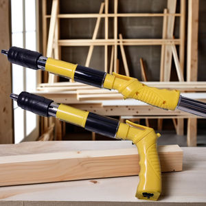 Pistola de clavos <span class=keywords><strong>para</strong></span> concreto con mango giratorio, varilla de extensión de 5 velocidades <span class=keywords><strong>para</strong></span> uso doméstico, remachadora manual de acero de grado industrial - Product Image 1