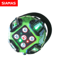 SIAMAS 4V4H niveau laser électronique outil de marquage laser à nivellement automatique multi-lignes laser vert rotatif 8 lignes pour une utilisation en extérieur