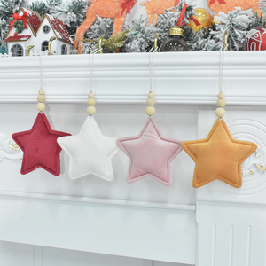 Vendita all'ingrosso caldo <span class=keywords><strong>albero</strong></span> <span class=keywords><strong>di</strong></span> <span class=keywords><strong>natale</strong></span> appesa decorazione <span class=keywords><strong>di</strong></span> <span class=keywords><strong>natale</strong></span> <span class=keywords><strong>stella</strong></span> <span class=keywords><strong>di</strong></span> velluto <span class=keywords><strong>per</strong></span> <span class=keywords><strong>albero</strong></span> <span class=keywords><strong>di</strong></span> <span class=keywords><strong>natale</strong></span> ornamenti - Product Image 2