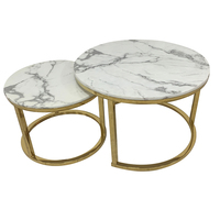 Table basse en bois MDF, salon, grande et petite taille, ensemble table basse