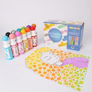 Pennarelli a punti lavabili a <span class=keywords><strong>colori</strong></span> multicolori bambini che disegnano giocattoli pennarelli a <span class=keywords><strong>mostro</strong></span> piccolo per Set di pittura per bambini - Product Image 6