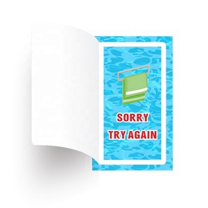Billetes de Lotería de un Solo Vencimiento Aceptables para OEM, Tarjetas de Juego de Raspar, Tarjetas de Apuestas, Billetes de Abrir por Raspar - Product Image 4