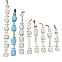 Interrupteur de niveau à flotteur en plastique pour machine à café, vanne d'entrée d'eau, 100VDC 0.5A, précision 0.1%, câble de 350mm