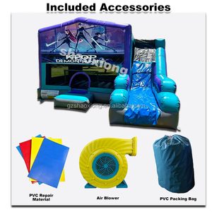 Castillo Inflable Comercial para Niños, K-PoP Demon Hunters, Tobogán Inflable, <span class=keywords><strong>Casa</strong></span> de Brinco Inflable <span class=keywords><strong>con</strong></span> Soplador - Product Image 5