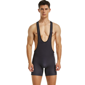Nouveau Justaucorps <span class=keywords><strong>Homme</strong></span>, Maillot de Lutte, Singlet de Fitness, Gilet Une Pièce, Sous-vêtement de <span class=keywords><strong>Musculation</strong></span>, Combinaison de Bodybuilding - Product Image 3