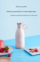 Nieuwe USB Mini Elektrische Sapcentrifuge Draagbare Blender Fruitmixers Fruitextractors Multifunctionele Sapmaker Machine Smoothies Blender