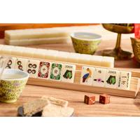 Tapis de jeu de Mahjong américain personnalisé en acrylique gravé, tuiles de Mahjong sur mesure, jeu d'échecs de table, cadeau de divertissement