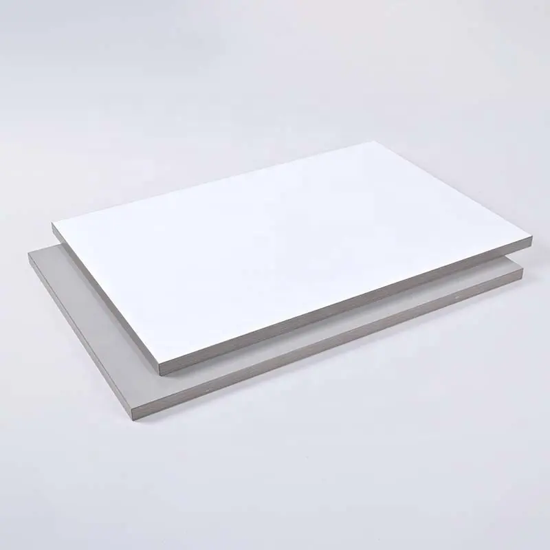 White Melamine Laminated Fibreboard MDF Board for Various Uses melamine board