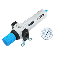 FESTOI Serie LFR, Filtro Separador de Agua y Aceite para Compresor, Regulador de Presión de Aire, Válvula Reductora para Aerógrafo