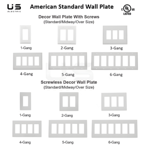 <span class=keywords><strong>1</strong></span> <span class=keywords><strong>Gang</strong></span> Midway Duplex Tampa Do Receptáculo Placa De Parede De Saída De Plástico Branco Placa De Interruptor De Emergência Tampa Do Balancim Dispositivo De Fiação - Product Image 3
