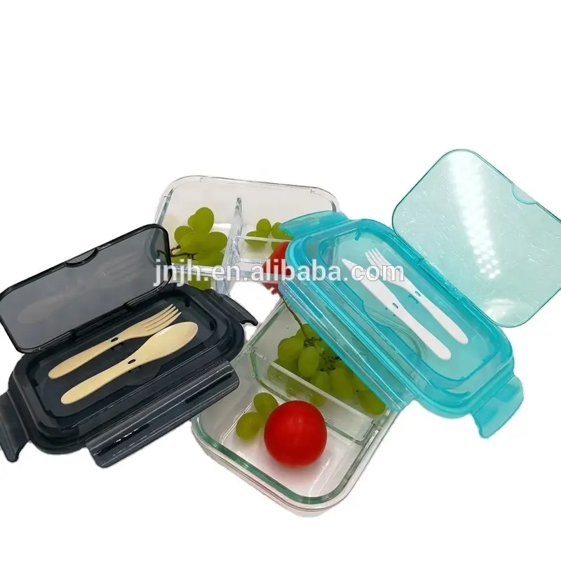 Caja de almuerzo reutilizable, contenedor sellado, libre de BPA, ecológico, con el mejor servicio y precio bajo, amazon pyrex