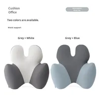 Coussin de soutien lombaire en mousse à mémoire de forme orthopédique personnalisable pour une utilisation prolongée au bureau et en voiture