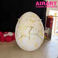 Jouets gonflables en forme d'œuf de dinosaure pour la promotion en centre commercial, ballons gonflables en forme d'œuf de formes variées pour la décoration de mariage