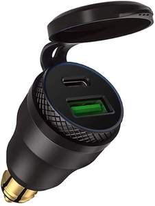 Booster DIN H ella à double port USB, QC 3.0, Charge rapide, <span class=keywords><strong>adaptateur</strong></span> d'alimentation, étanche, pour <span class=keywords><strong>moto</strong></span>, nouveau - Product Image 3