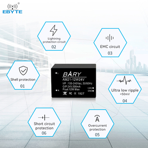 EBYTE OEM/ODM AM21-12W24V Free sample Small size Low power 12W isolate power supply module ac-dc - Product Image 3
