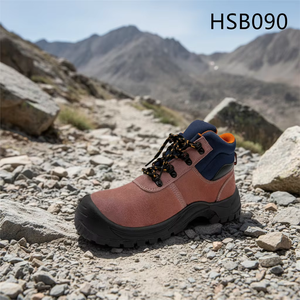 Bottes de sécurité HY pour opérations minières, semelle extérieure <span class=keywords><strong>Goodyear</strong></span> à quatre couches, en vente, pour conditions humides, en cuir suédé anti-déchirure, bottes de travail HSB250 - Product Image 3