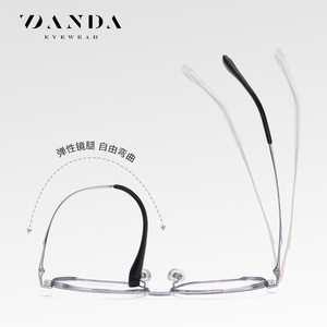 แว่นตา Danda Eyewear รุ่น ST6222 ทรงสี่เหลี่ยมกรอบเต็ม ทำจากไทเทเนียมแท้ น้ำหนักเบา เหมาะสำหรับทั้งชายและหญิง พร้อมกรอบสำหรับเลนส์สายตา - Product Image 5