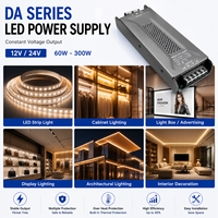 Alimentation électrique à tension constante LED ultra-mince 24V 200W 100-264V par CE et CB pour éclairage à bande LED avec protection multiple