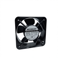 Ventilateur sans balais DC 150x150x51mm IP68 résistant à l'humidité 15051 12V pour unité de déshumidification à température constante pour piscine