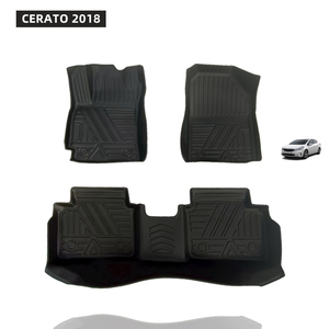 Tapis de <span class=keywords><strong>voiture</strong></span> 3DTPE ignifuges, imperméables, en caoutchouc, à <span class=keywords><strong>prix</strong></span> avantageux, couvrant entièrement le sol, pour CERATO 2018 - Product Image 1