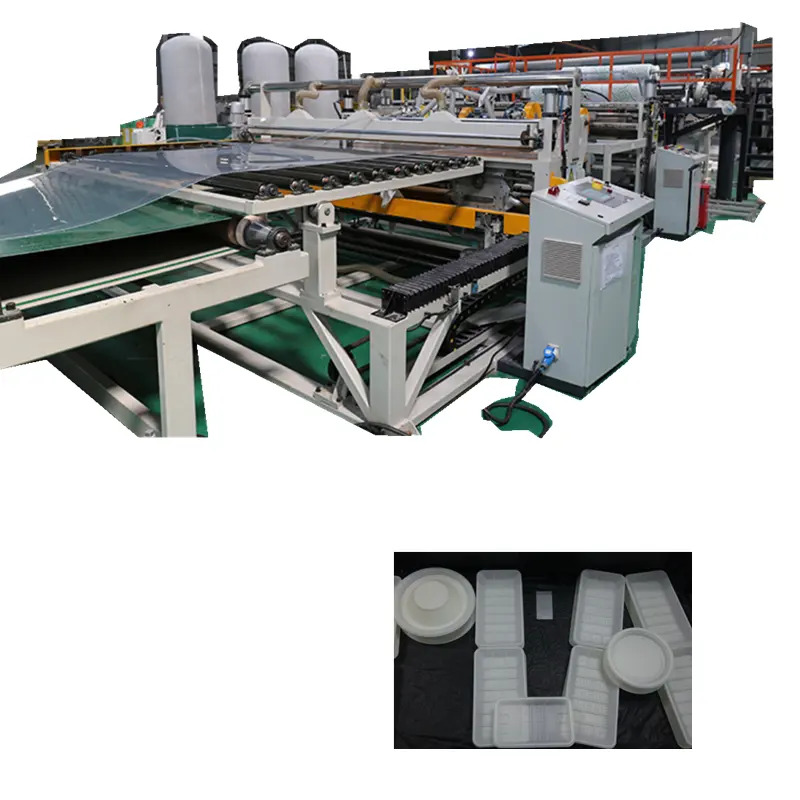 Máquina de fabricación de láminas de plástico PVC ABS PMMA PP PS PET HIPS, placa, extrusión