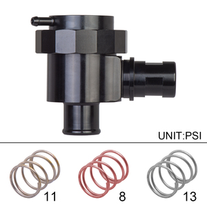 Combinaison de soupape de décharge BOV en aluminium noir Twin Turbos pour 3.0L <span class=keywords><strong>BMW</strong></span> 135i 335i 535i - Product Image 3