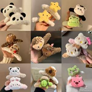 Stile coreano carino squalo forcina Double-face KT fermaglio per capelli materiale di acetato di alto valore Design dei cartoni animati della ragazza dolce - Product Image 1