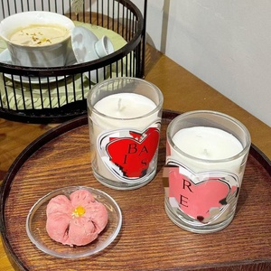 Red Heart Romantic Fruity Soy Wax Non-Toxic Candle for Valentine's Day Christmas Party Gift - Product Image 3
