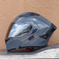 Casque de moto rétro personnalisable en ABS pour hommes et femmes, intégral, certifié DOT et CCC, double visière, taille XL, universel, toutes saisons