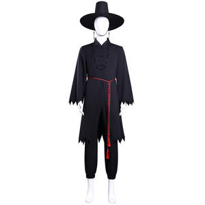 Costume de Cosplay Mystérieux pour Hommes Demon Boy Group <span class=keywords><strong>Shaga</strong></span>, Style K-Pop Chasseur de Démons, Kit Adulte en Polyester avec Pantalon - Product Image 4
