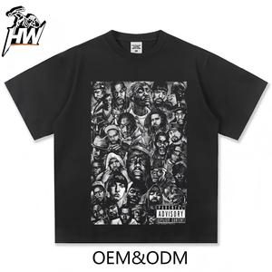 Tenue de rappeur personnalisée en molleton 380G doublé, impression numérique DTG superposée, vêtements de streetwear quotidiens, choix des designers, vêtements haut de gamme - Product Image 3