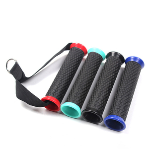 Custom Logo Gym Pull up Accessories Silicone Straps Sport <b>Long</b> Hand Grips Gym Exercise Handles With D Ring for <b>Resistance</b> <b>Bands</b> - Product Image 2