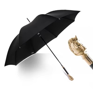 Luxury Fashion Horse Custom Handle Automatic Fold <b>Umbrella</b> Stick Animal Handle <b>Umbrella</b> with Head Handle - Product Image 1