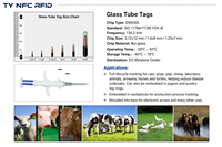 Microchip RFID basse fréquence implantable pour animaux de compagnie EM4305 EL8243, puce d'identification électronique passive en lecture/écriture ISO 11784/11785 pour chat et chien