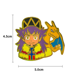Badge Métallique Pokémon Huit Maîtres, Accessoire de Décoration pour Sac à Dos, Broche et Épingles, Produit Périphérique d'Anime Japonais - Product Image 6