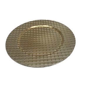 Round <strong>Gold</strong> <strong>Charger</strong> <strong>Plates</strong> Dinnerware 13 Inch Round Wedding Party Decoration <strong>Charger</strong> <strong>Plates</strong> in Bulk Plastic <strong>Plates</strong> - Product Image 5