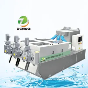 Mesin pres sekrup Filter mesin perawatan air harga rendah untuk Dewatering toilet rumah tangga