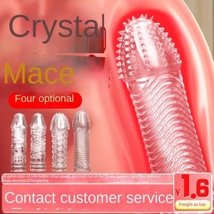 Herren Silikon Penisvergrößerungs-Set für Paare - 4 Tier-Designs Stimulierendes Erwachsenen-Sexspielzeug - Product Image 5