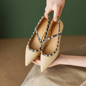 Cialisa 2023 nuovi stili soletta morbida moda <span class=keywords><strong>borchie</strong></span> belle signore vestito pompe <span class=keywords><strong>scarpe</strong></span> <span class=keywords><strong>donna</strong></span> appartamenti <span class=keywords><strong>scarpe</strong></span> per la sposa da sposa - Product Image 6