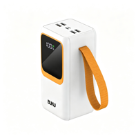 BUKU Batterie externe grande capacité 30000mah 50000mah PD22.5W Charge rapide, batterie externe pour le camping en plein air 20000mah avec câbles