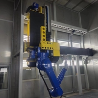 Rail linéaire mural pour robot 7ème axe avec moteur PLC et roulement, personnalisable pour applications de pulvérisation, de meulage, de chargement et de déchargement, 3kW 380V