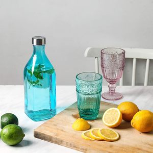 Bouteille en verre carrée 1L sans BPA avec couvercle en acier inoxydable anti-fuite Bouteille d'<span class=keywords><strong>eau</strong></span> potable réutilisable avec logo personnalisé sans boissons - Product Image 4