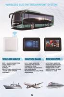 Moniteur tactile Android Auto GPS pour siège de bus avec écran IPS, prise en charge USB et carte SD pour système de divertissement VOD