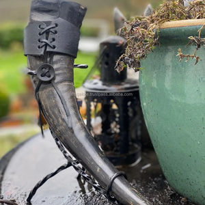 Corne à boire viking en buffle naturel artisanale, gravure personnalisée, écologique, alimentaire, étanche, qualité supérieure pour l'exportation - Product Image 4