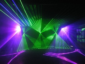 Lumière <span class=keywords><strong>Laser</strong></span> RGB 9 W 1W, éclairage de scène Led de dessin animé, haute puissance - Product Image 6