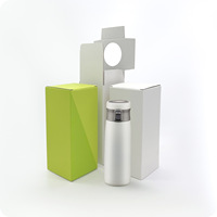 Boîtes en carton ondulé personnalisées, faciles à plier, pour bouteilles d'eau recyclées, gobelets isothermes, avec insert de protection