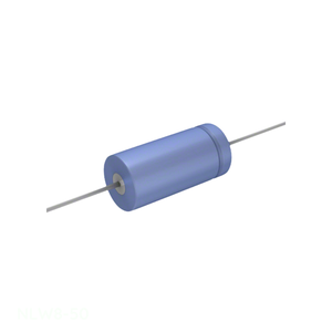 ตัวเก็บประจุแบบ Through Hole 8 uF NLW8-50 CAP ALUM 8UF 50V AXIAL TH จากผู้ผลิต - Product Image 1