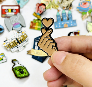 Percolour China Brooch No Minimum Bulk Nickel Plated Metal Crafts Coin Cartoon Badge Custom Lapel Pin Cute Blank Nickel Pins
