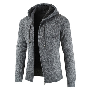 <span class=keywords><strong>Cardigan</strong></span> con cappuccio lungo da uomo <span class=keywords><strong>Slim</strong></span> <span class=keywords><strong>Fit</strong></span> personalizzato maglieria Casual alla moda spessa calda per lo stile Rajut autunnale - Product Image 5