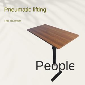 बेडसाइड टेबल उत्तरी यूरोप डिजाइन चल उठाने समायोज्य डेस्कटॉप लकड़ी के कंप्यूटर डेस्क लिविंग रूम सोफा साइड स्टैक्ड रोलर्स - Product Image 3